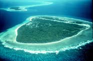Image of a Pacific atoll
